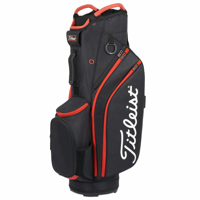 Titleist 14 StaDry Cart Bag - Black/Red