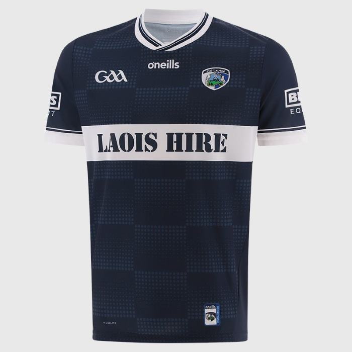 Laois GAA O'Neills Alternative Jersey 2025 Tight Fit - Navy
